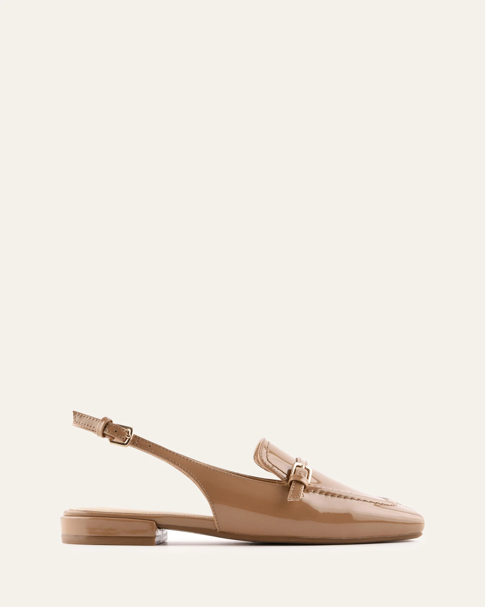 LYON DRESS FLATS SEPIA PATENT