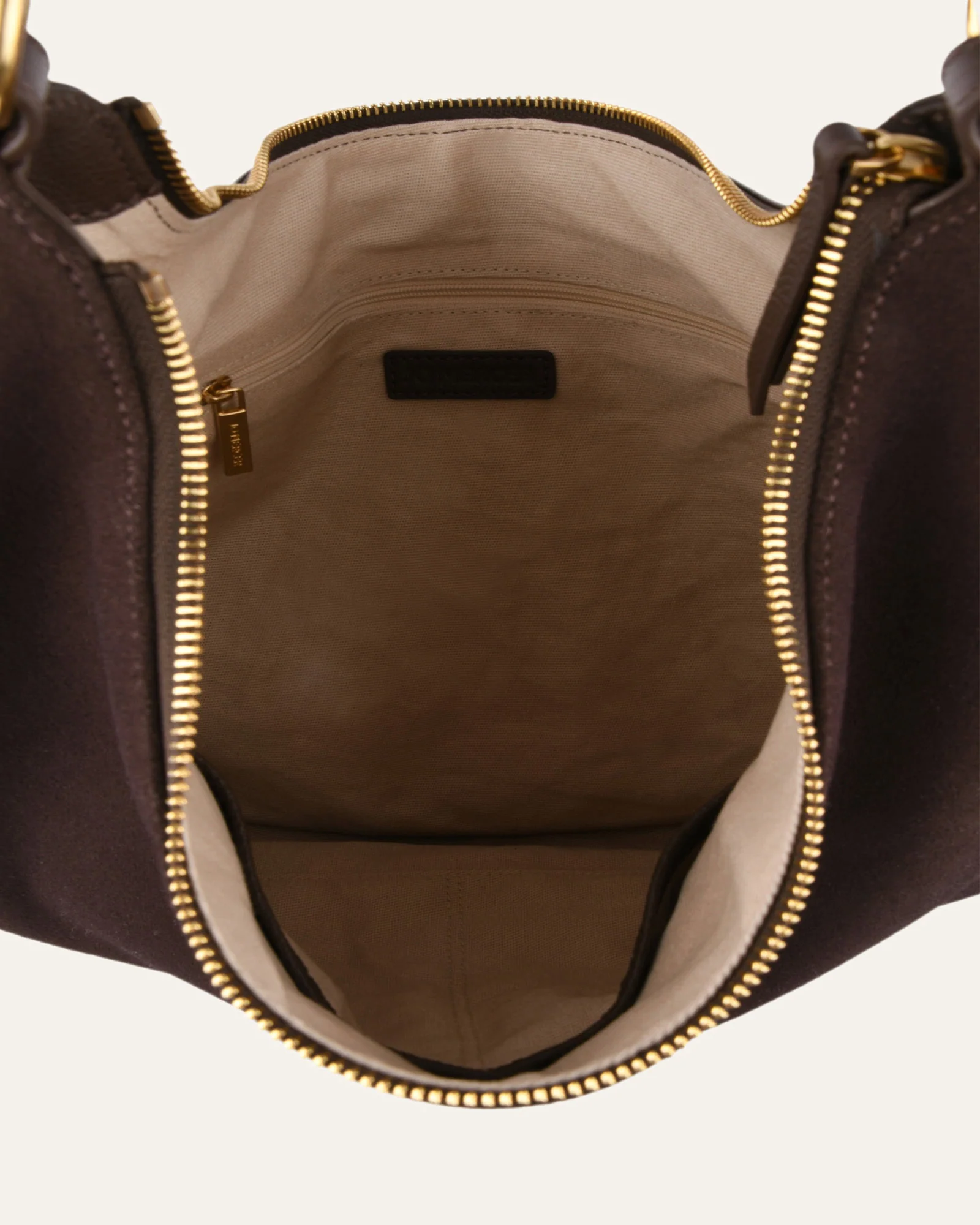 MARGO SHOULDER BAG BITTER CHOC SUEDE - Image 5