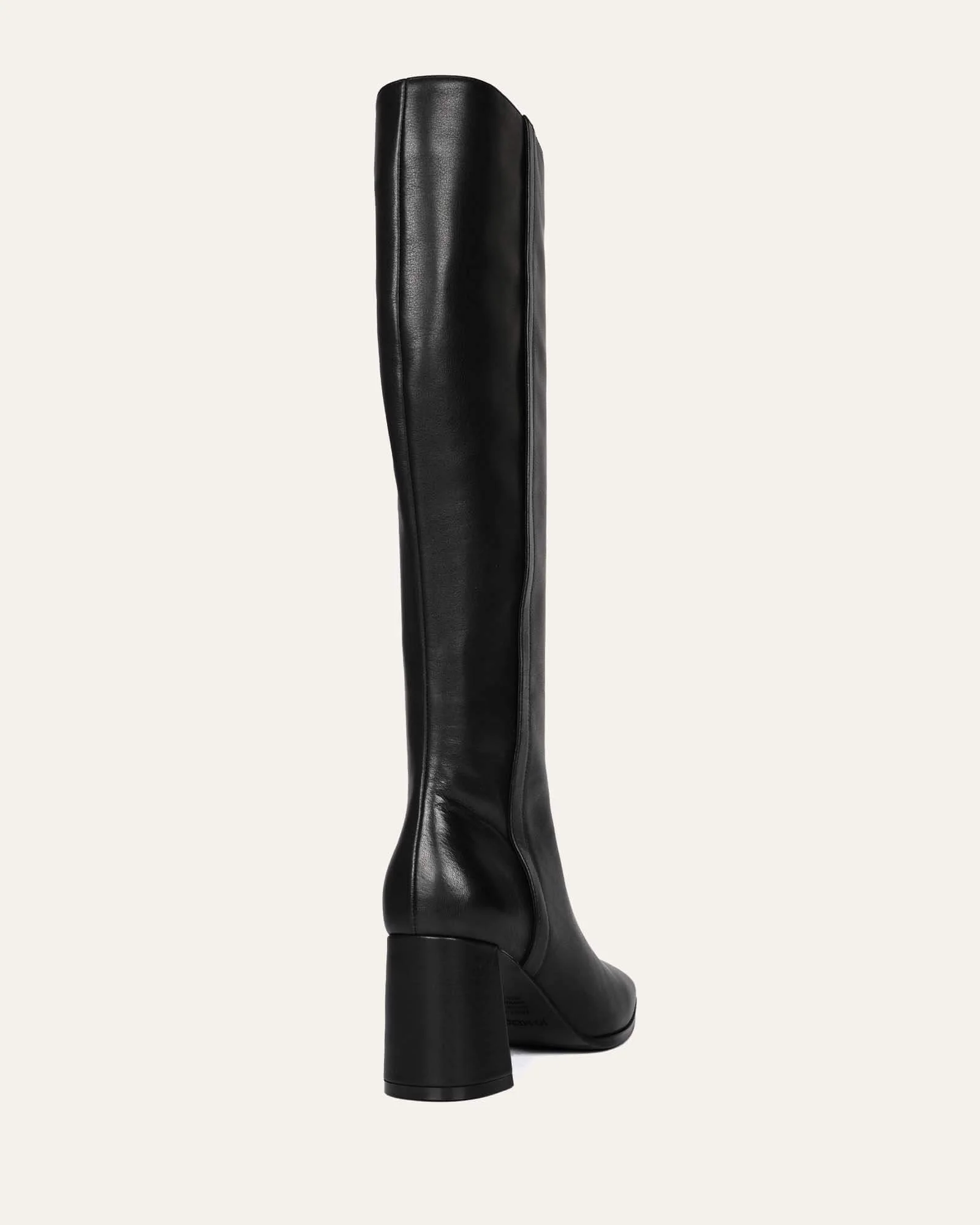 NELLIE KNEE BOOTS BLACK LEATHER - Image 5