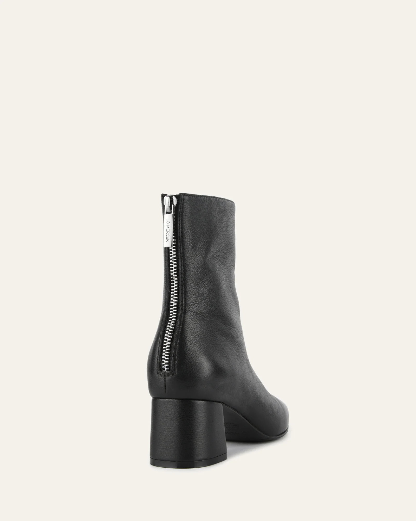 NORI MID ANKLE BOOTS BLACK LEATHER - Image 4