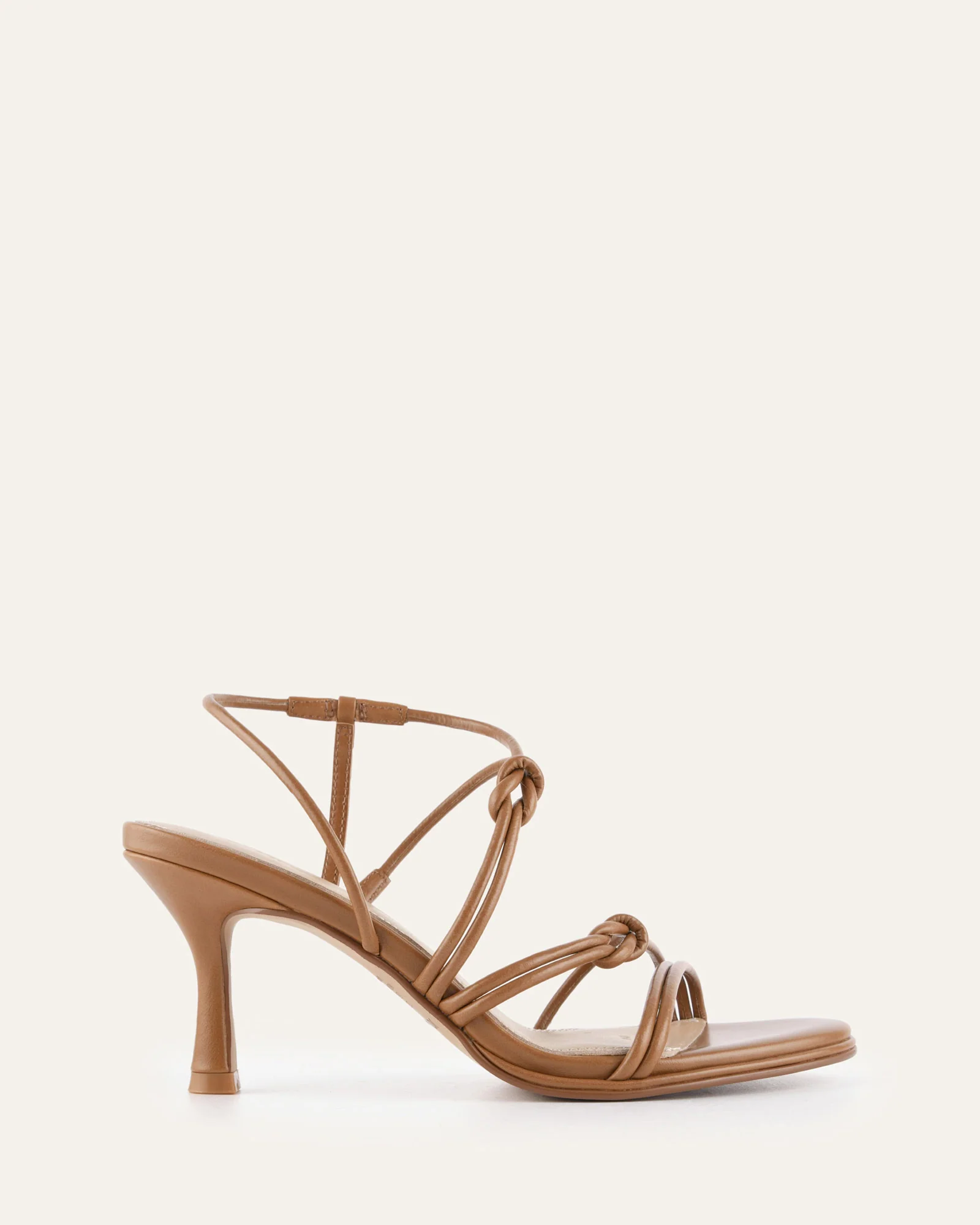 NORMA MID HEEL SANDALS TUSCAN TAN LEATHER
