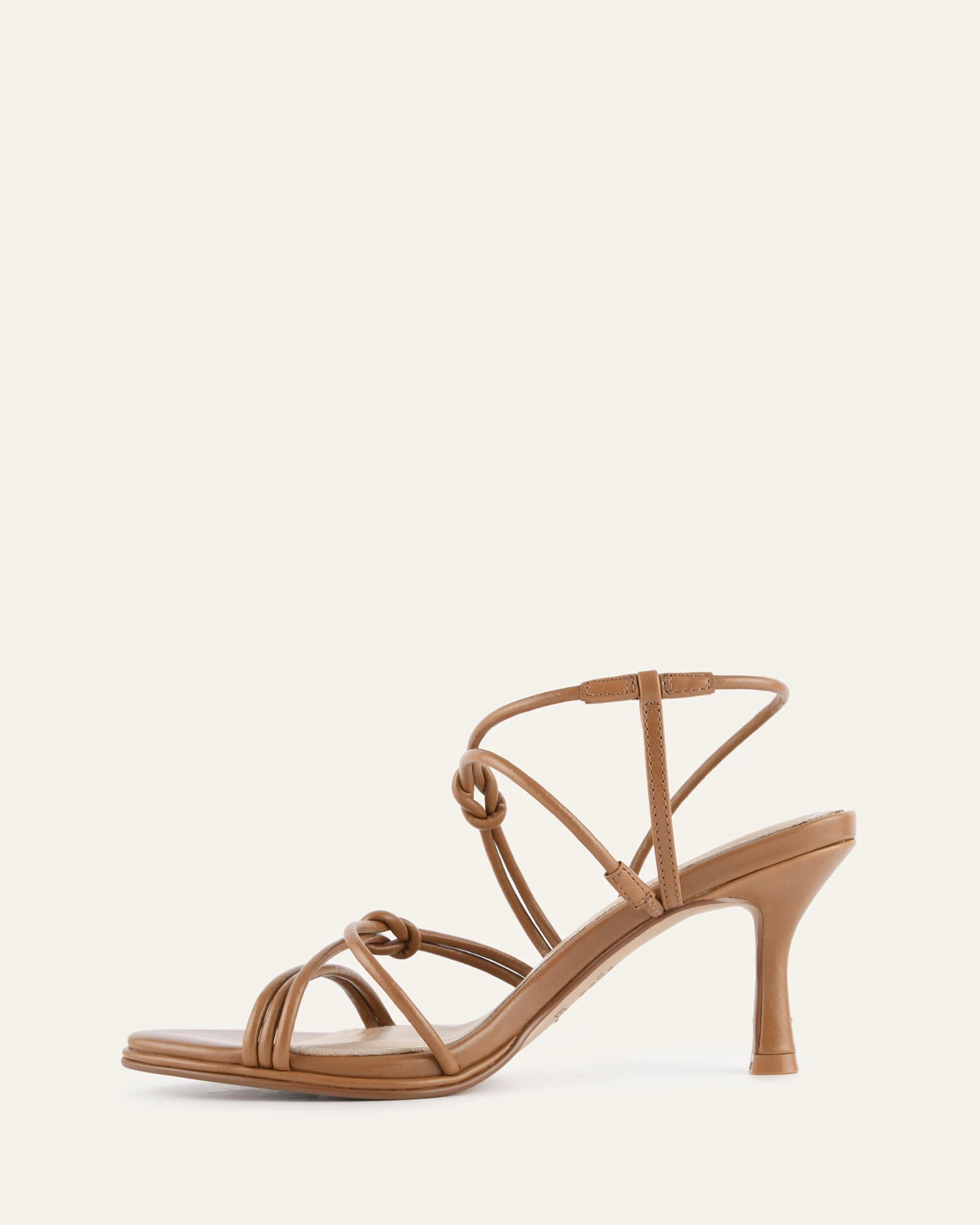 NORMA MID HEEL SANDALS TUSCAN TAN LEATHER - Image 6