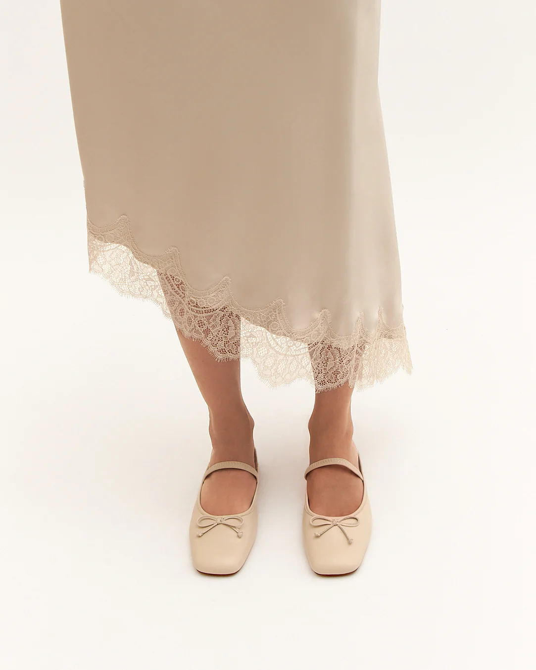 NOVA CASUAL FLATS OFF WHITE LEATHER - Image 2
