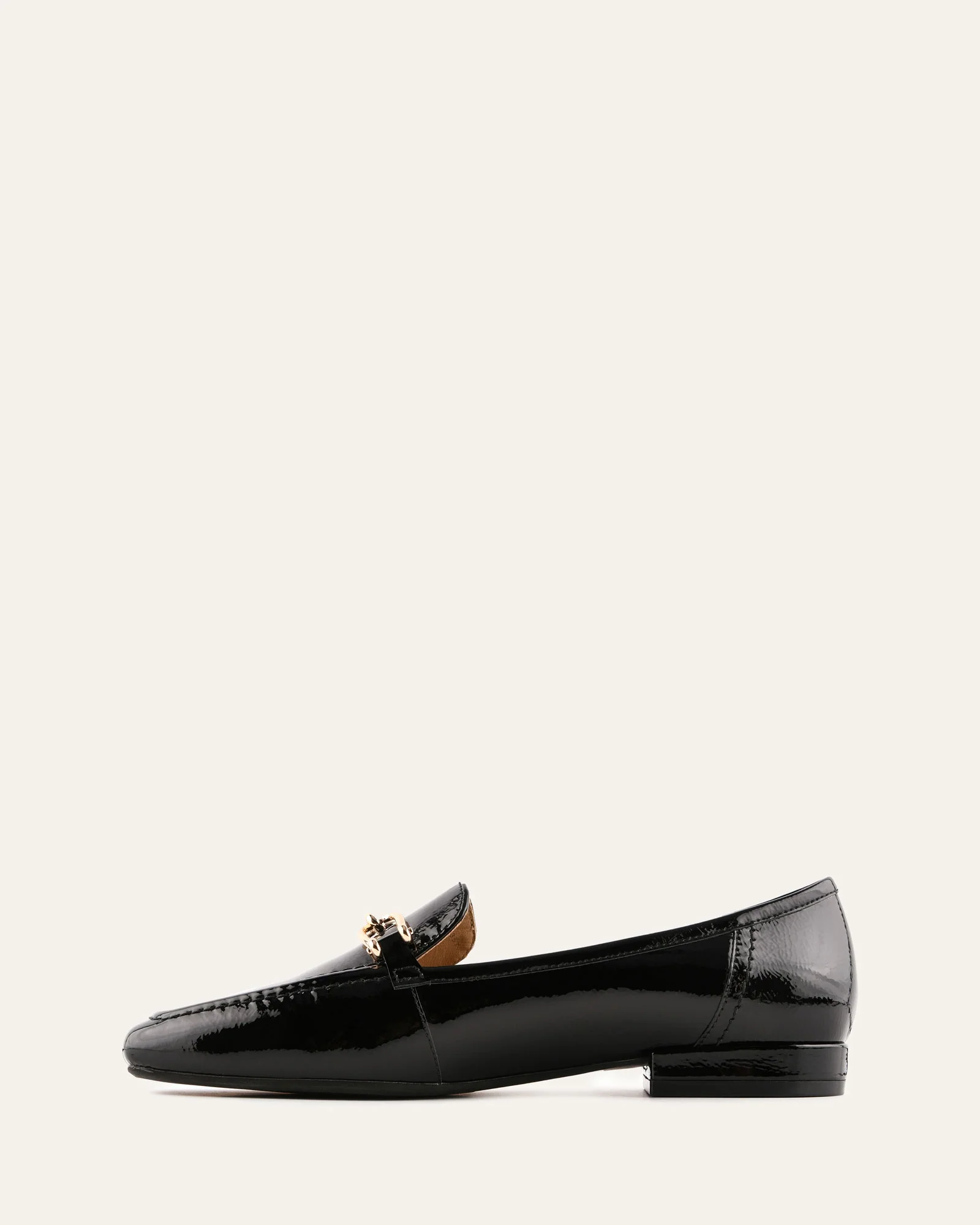 OCTAVIA LOAFERS BLACK CRINKLE PATENT - Image 6