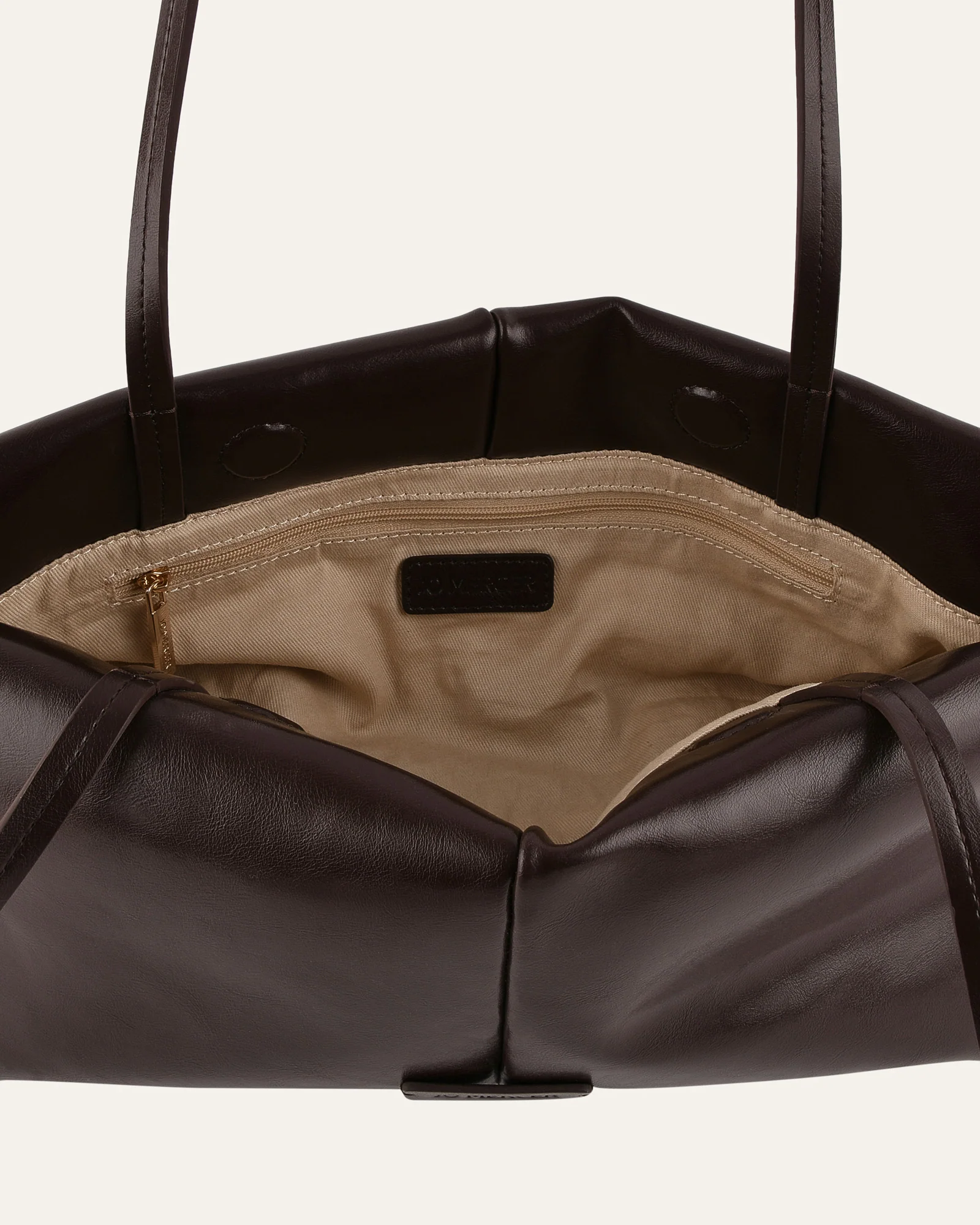 PRIME SHOULDER BAG BITTER CHOC LEATHER - Image 5