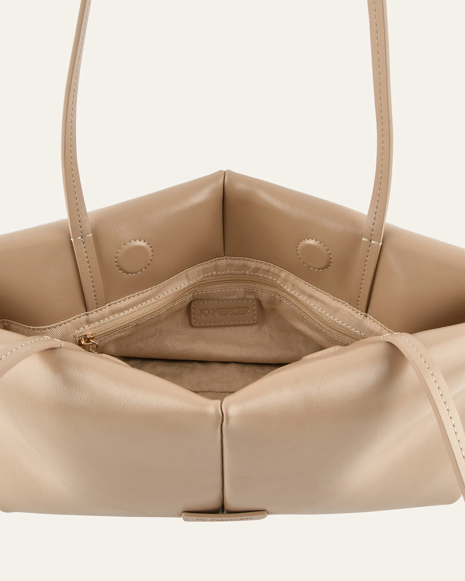 PRIME SHOULDER BAG SESAME LEATHER - Image 5