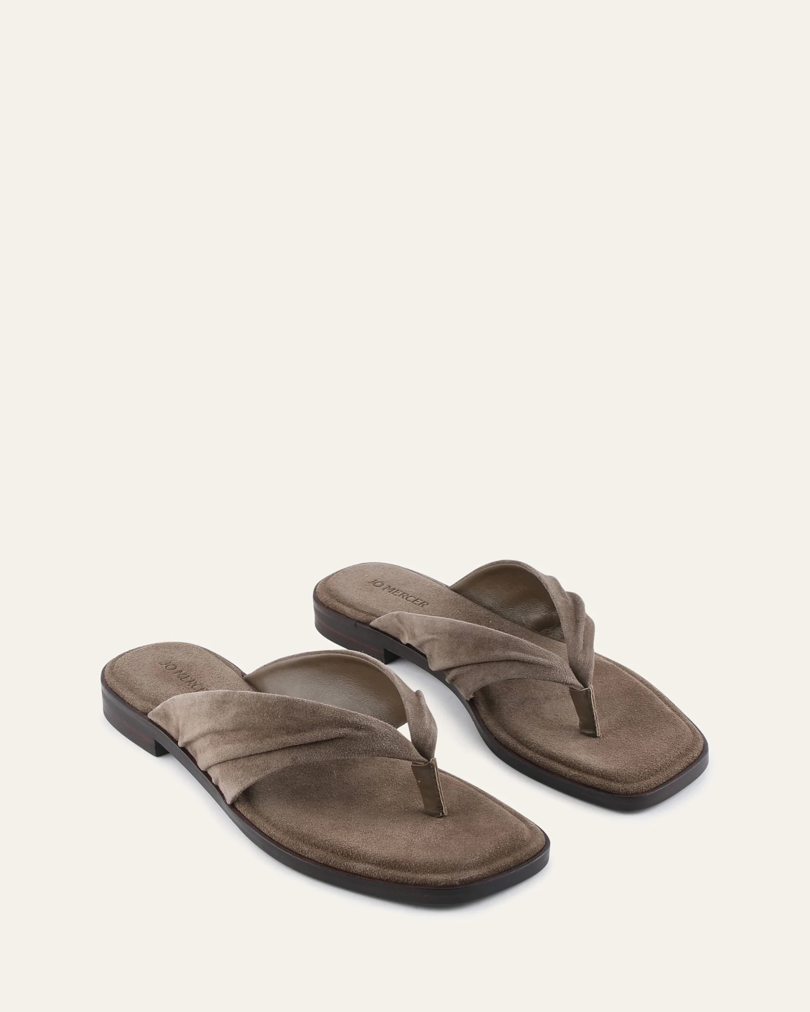 REGGIE FLAT SANDALS ASH SUEDE - Image 3