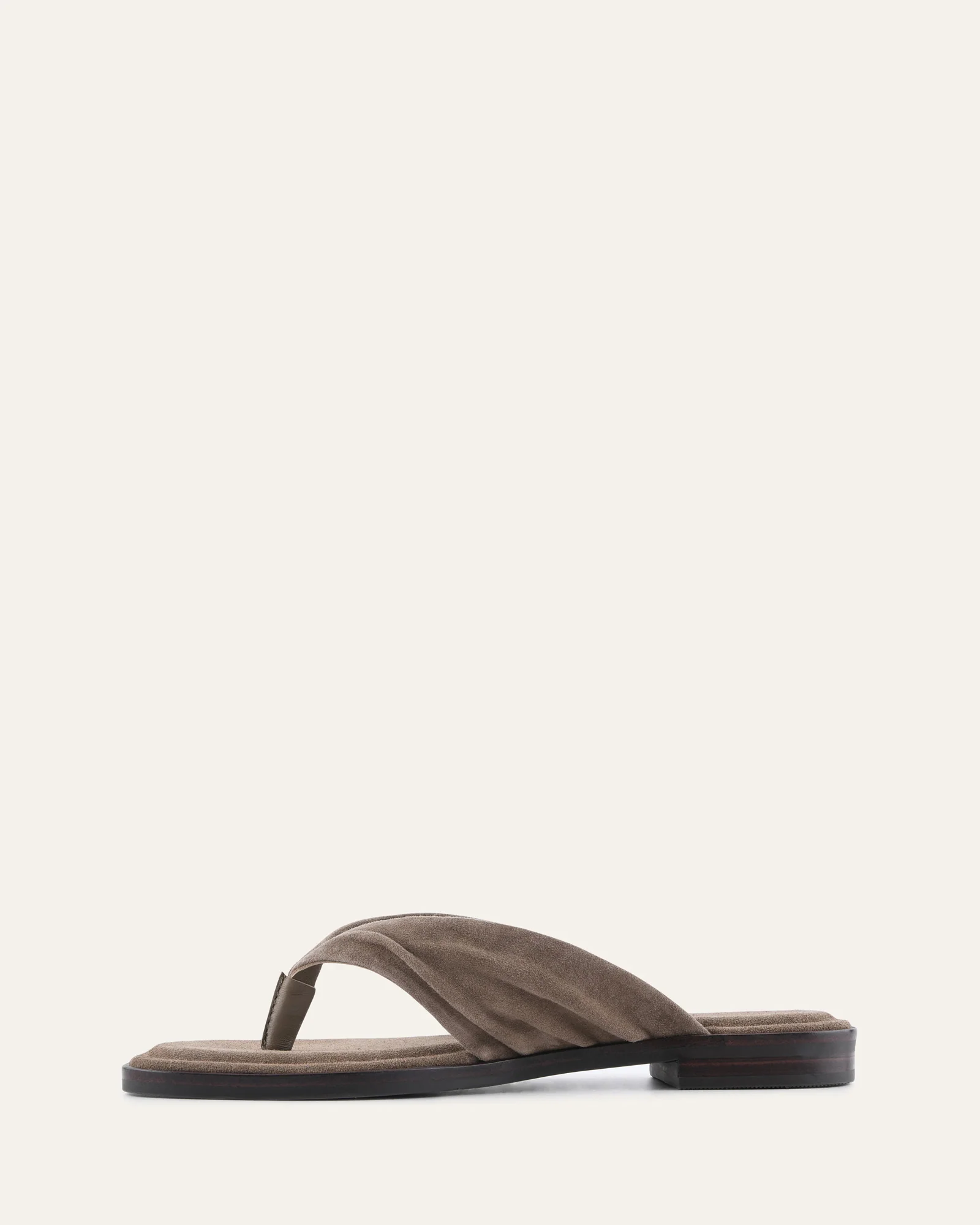 REGGIE FLAT SANDALS ASH SUEDE - Image 6