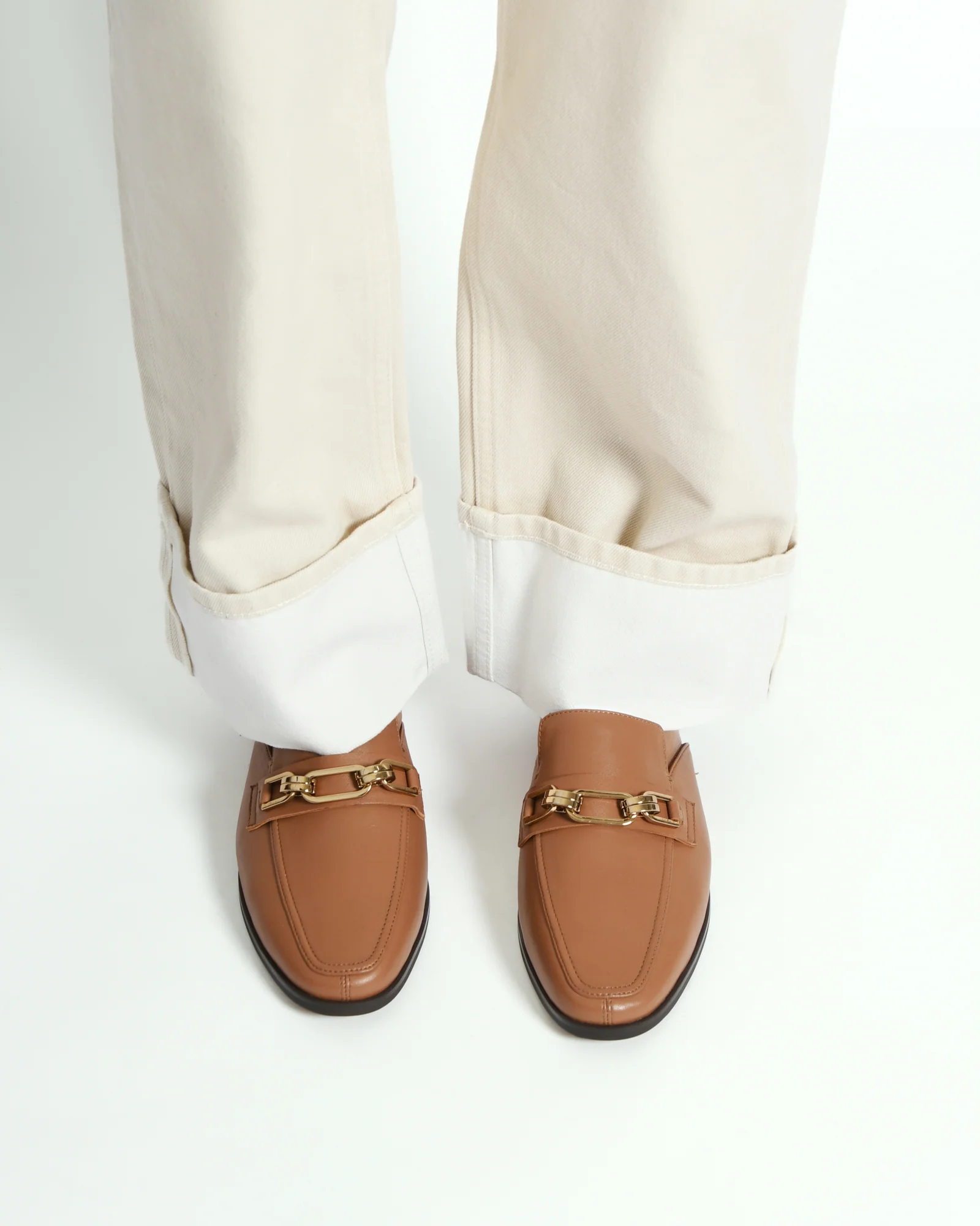 REIGN LOAFERS TRUE TAN LEATHER - Image 8