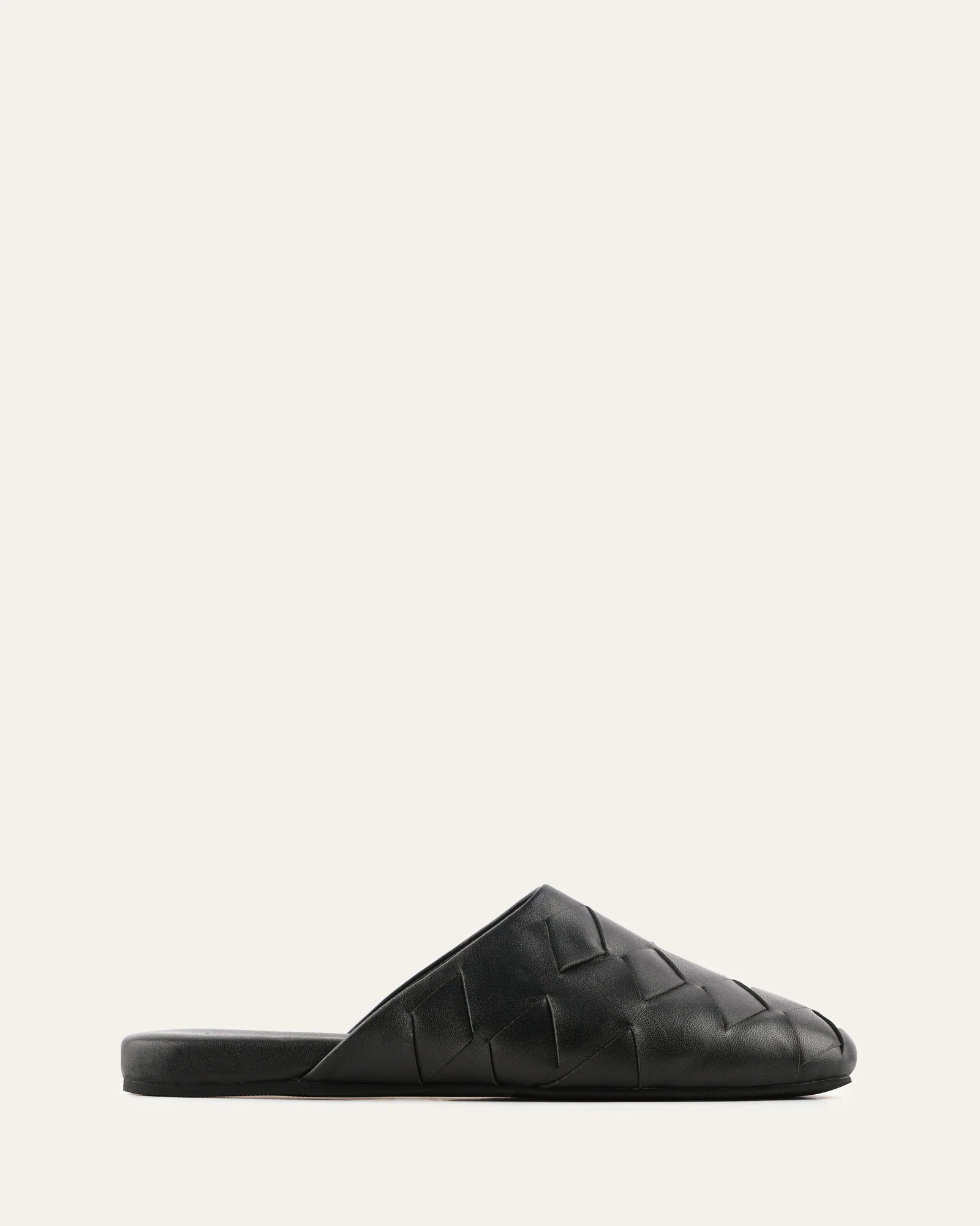 REMY CASUAL FLATS BLACK LEATHER