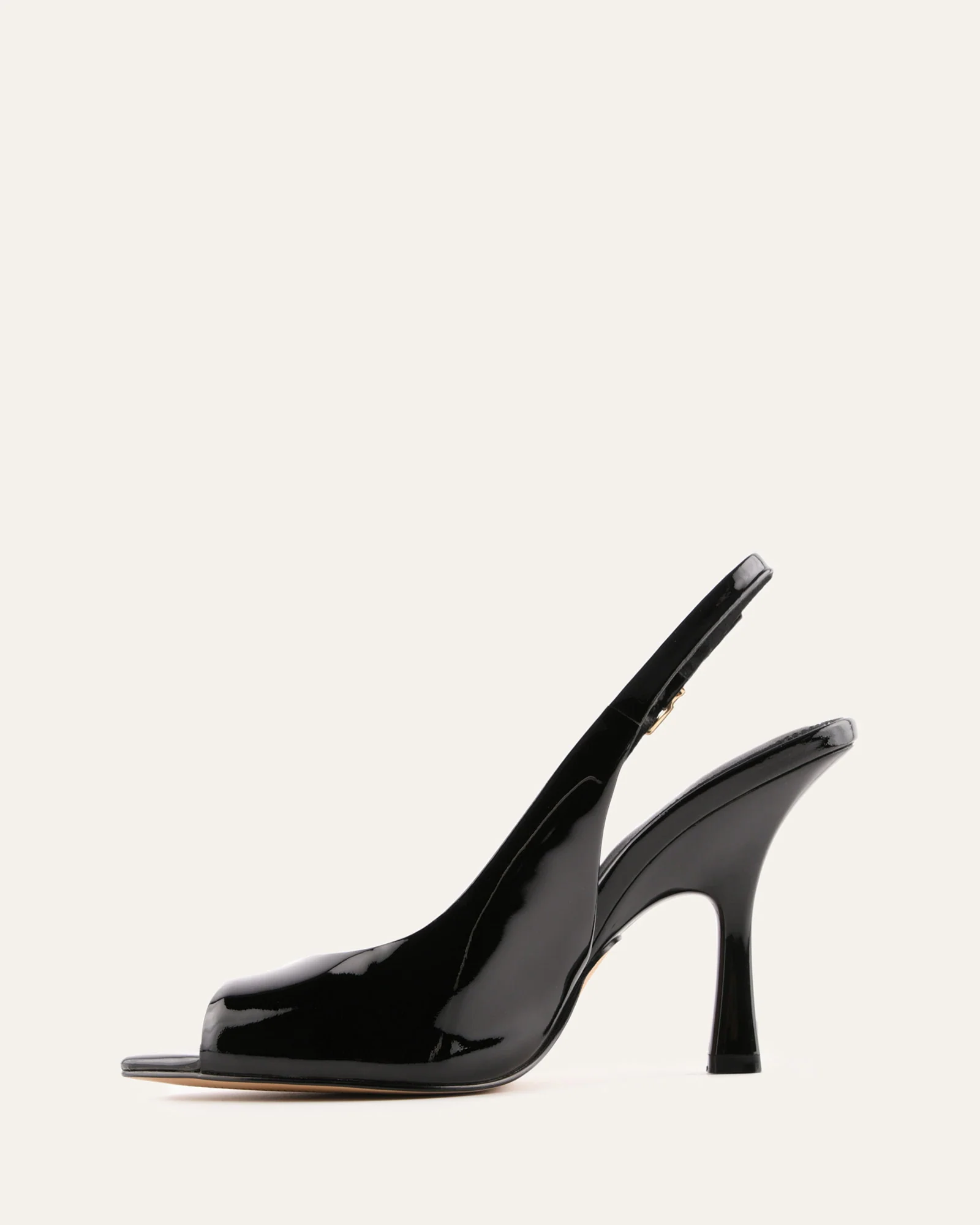 RHODA HIGH HEEL SANDALS BLACK PATENT - Image 5