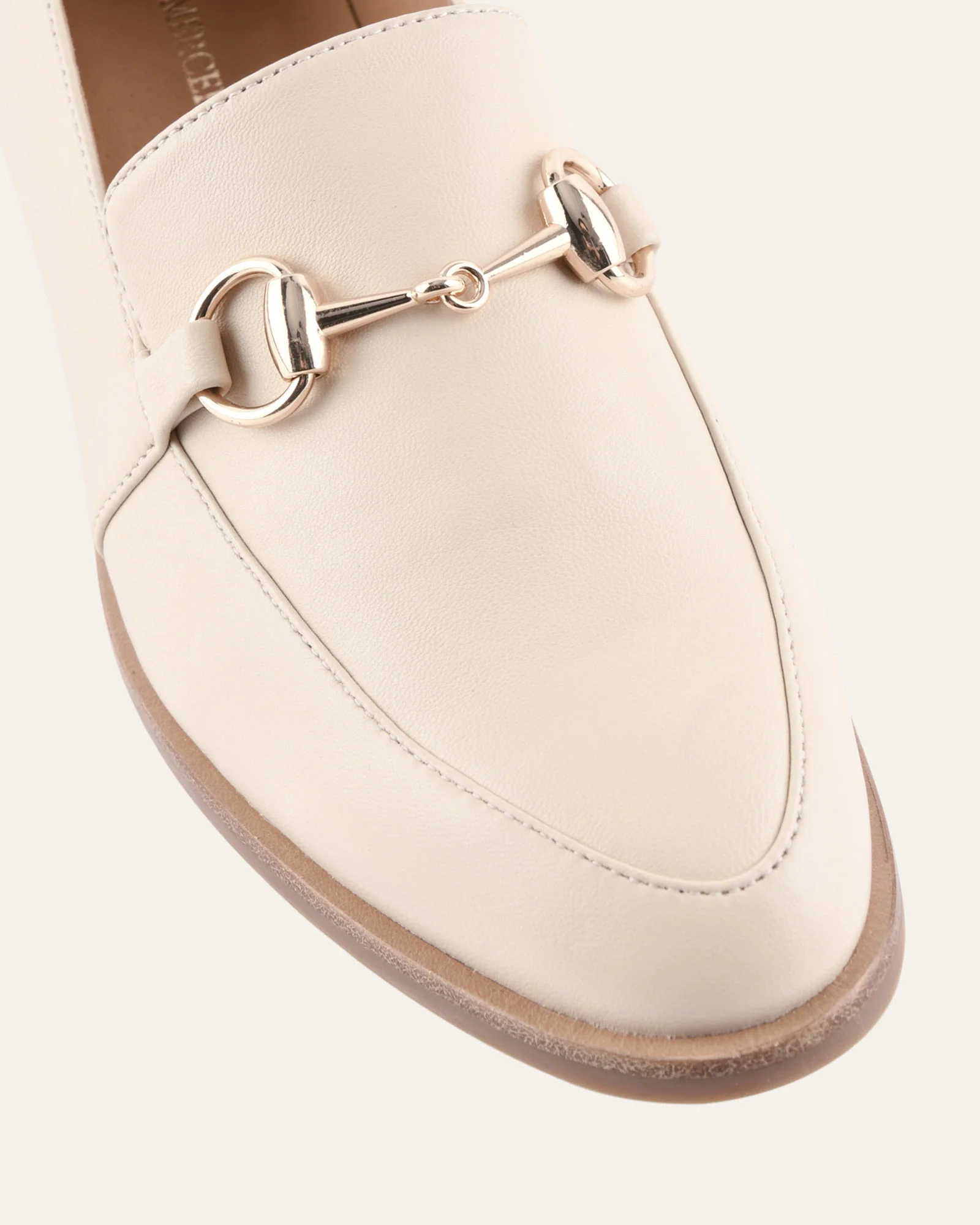 ROWAN LOAFERS CREAM LEATHER - Image 2