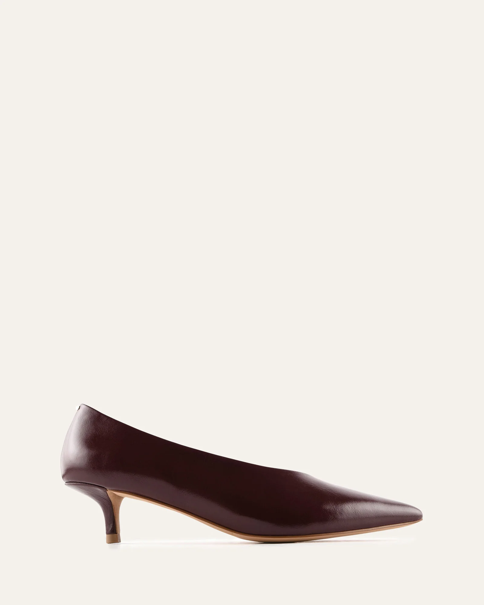 RUSK LOW HEELS MERLOT LEATHER