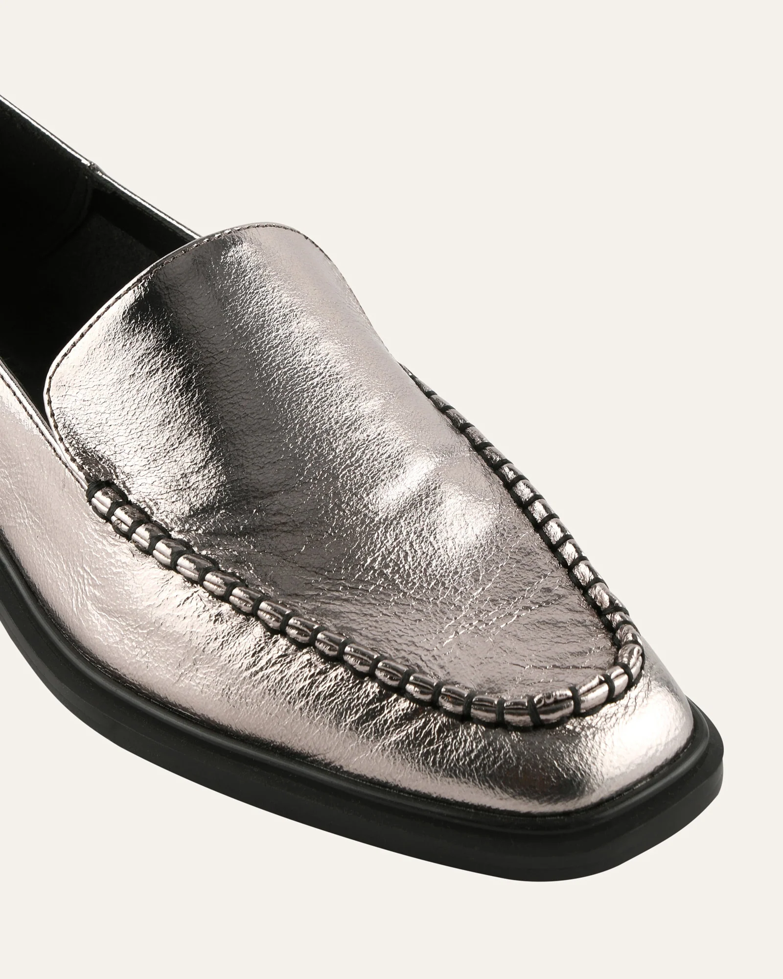 RYAN LOAFERS GUNMETAL LEATHER - Image 2