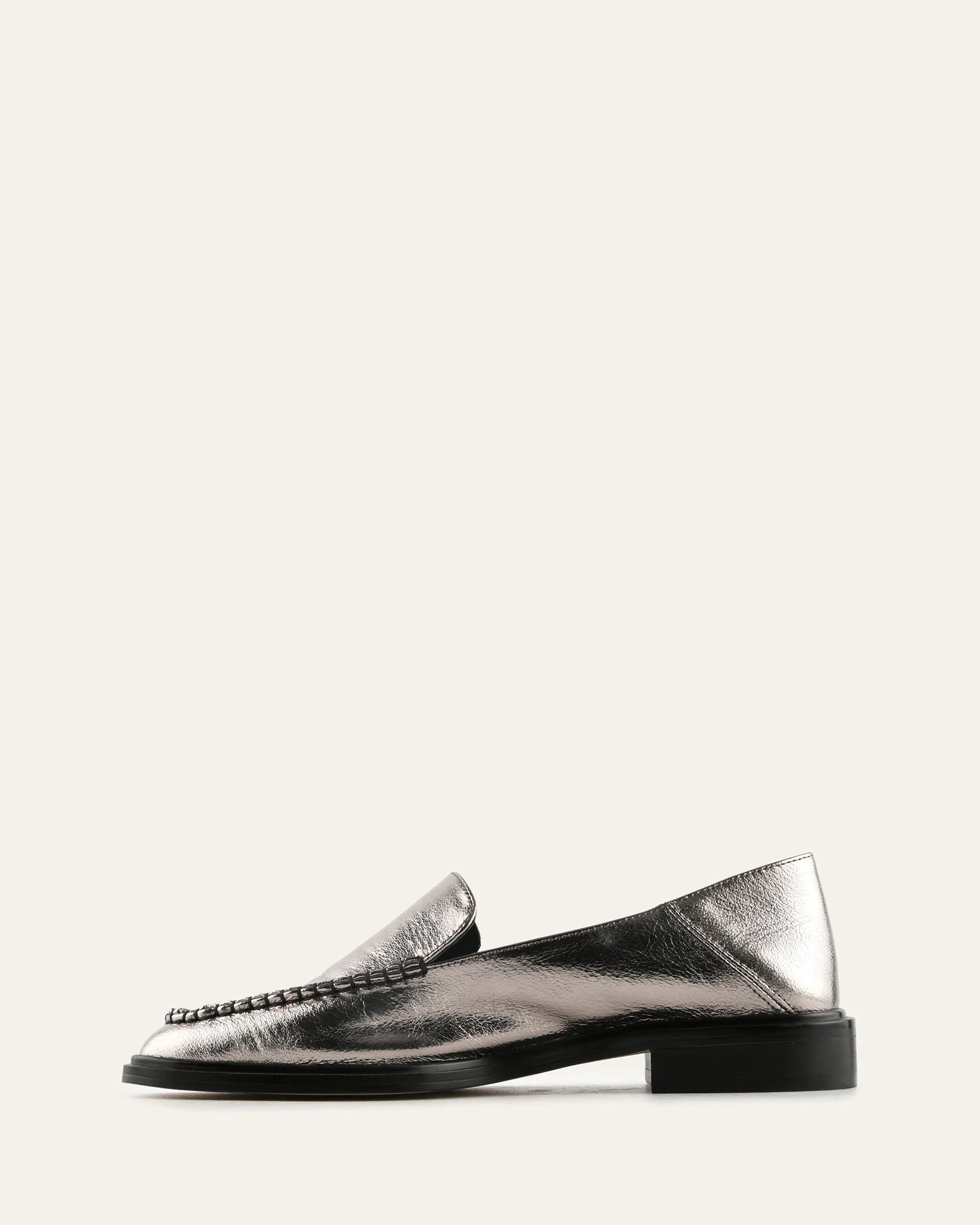 RYAN LOAFERS GUNMETAL LEATHER - Image 4