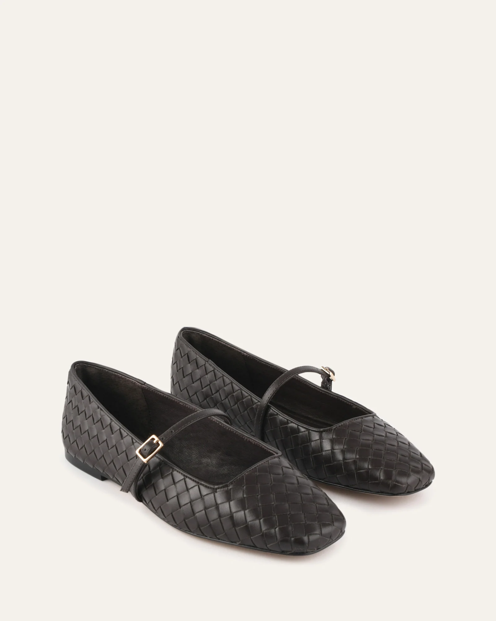 SAILOR BALLET FLATS CACAO LEATHER - Image 3
