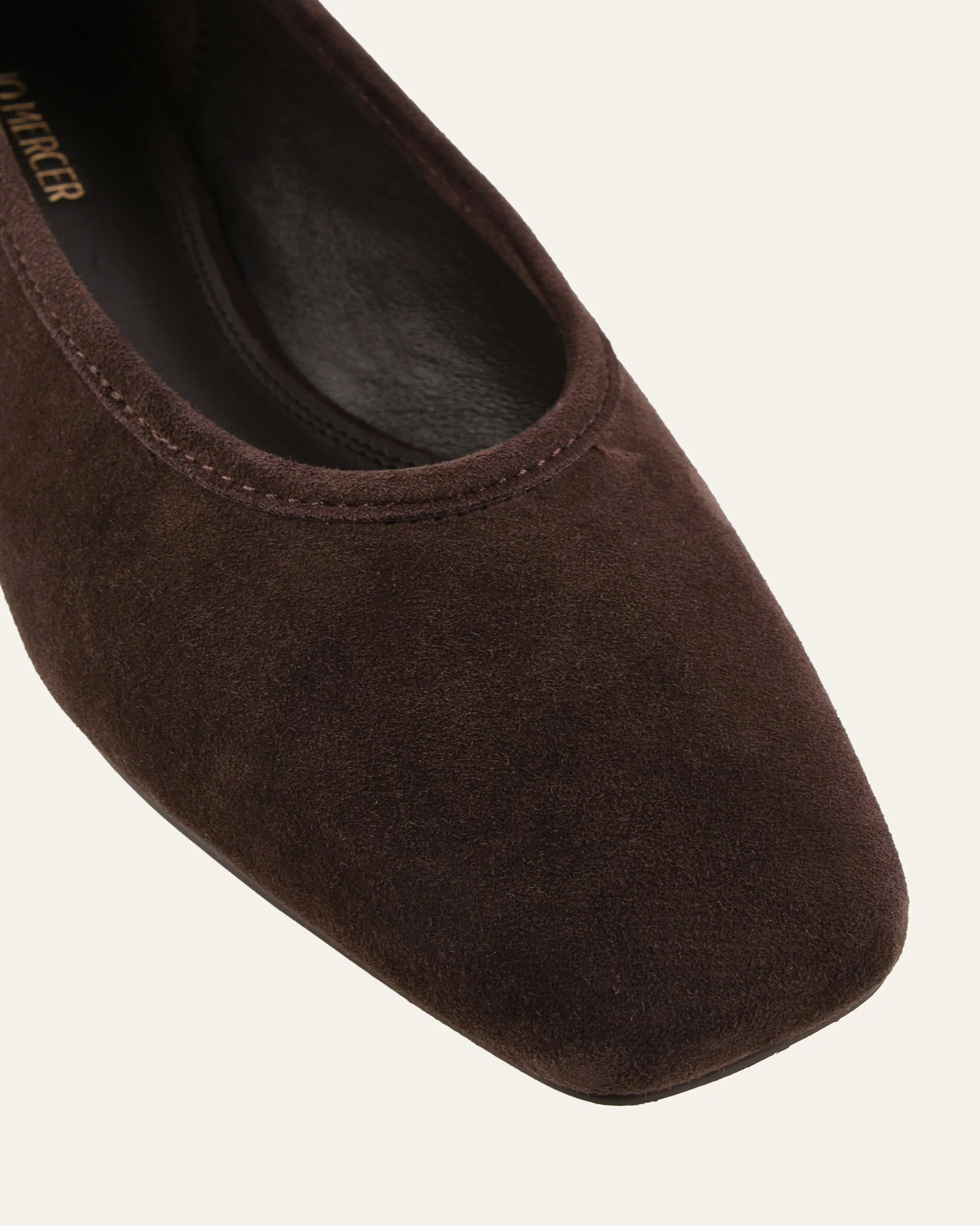 SERENA CASUAL FLATS BITTER CHOC SUEDE - Image 4
