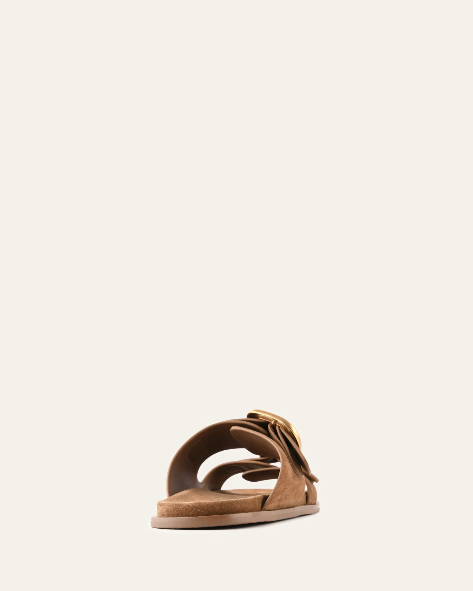 SOL FLAT SANDALS BISCUIT SUEDE - Image 5