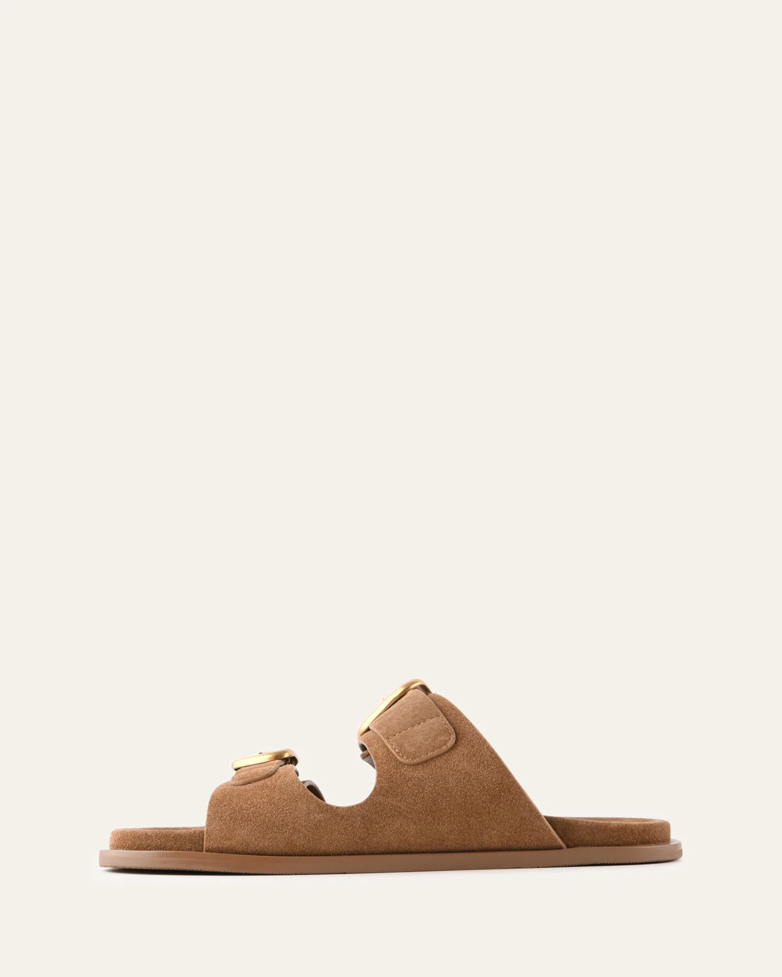SOL FLAT SANDALS BISCUIT SUEDE - Image 6