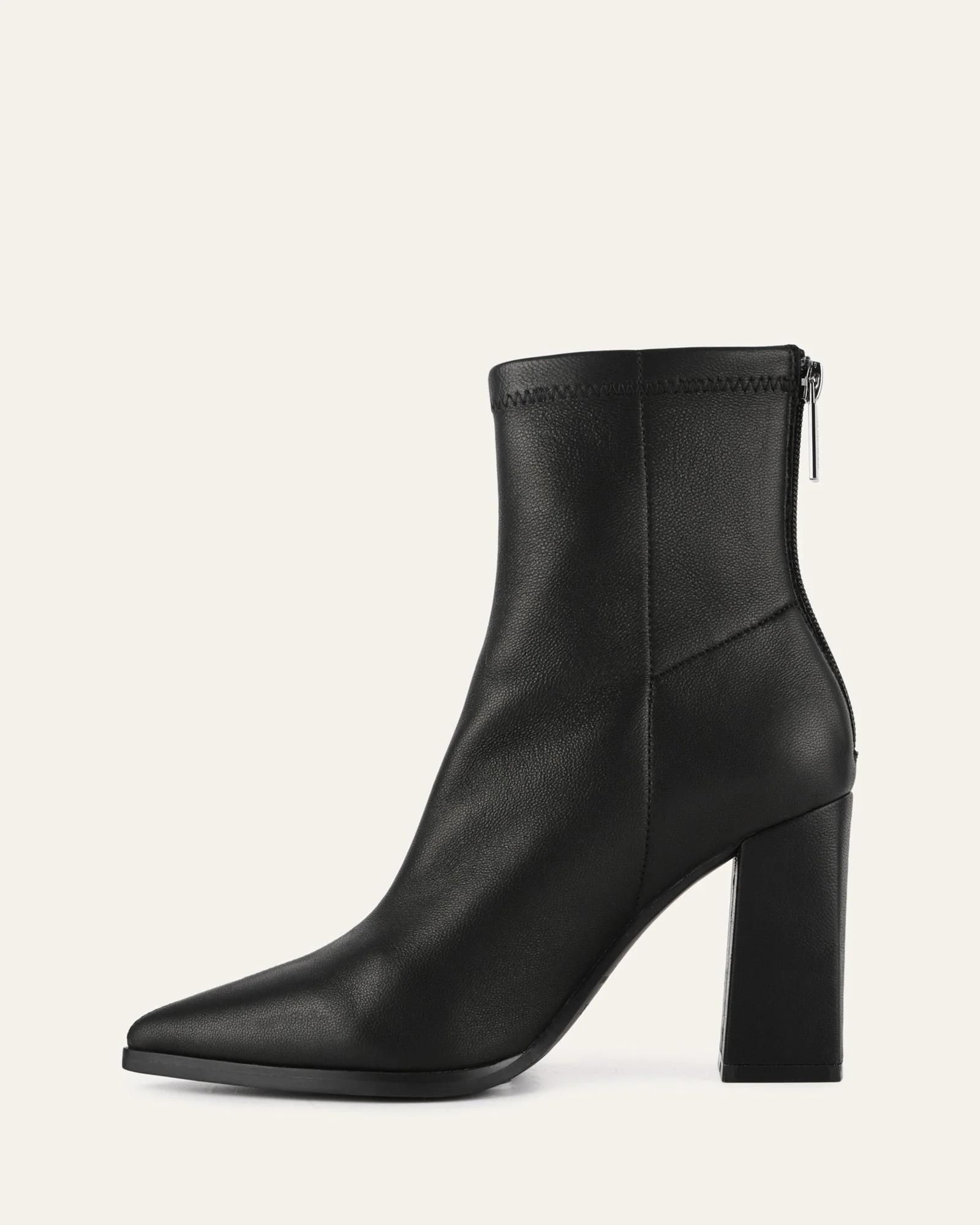 TEO HIGH ANKLE BOOTS BLACK LEATHER - Image 6