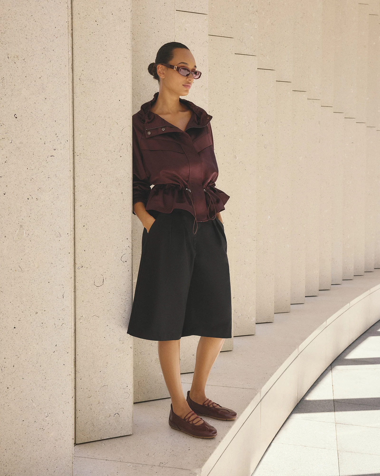 UMBER SNEAKERS MULBERRY LEATHER - Image 7