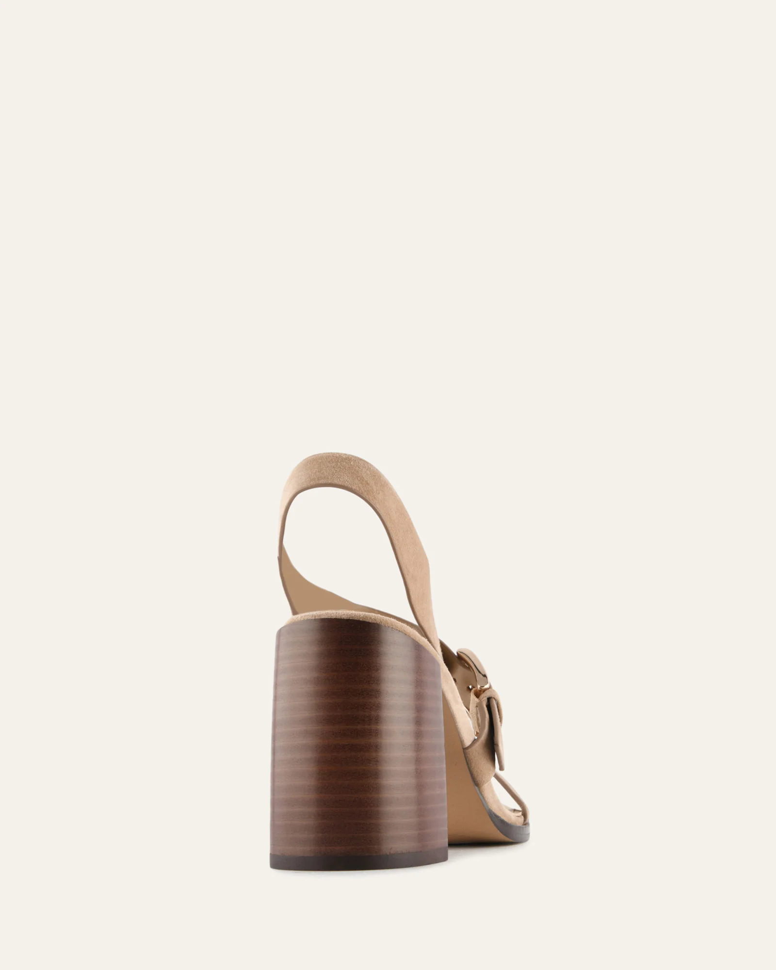 VIRGO HIGH HEEL SANDALS LATTE SUEDE - Image 5