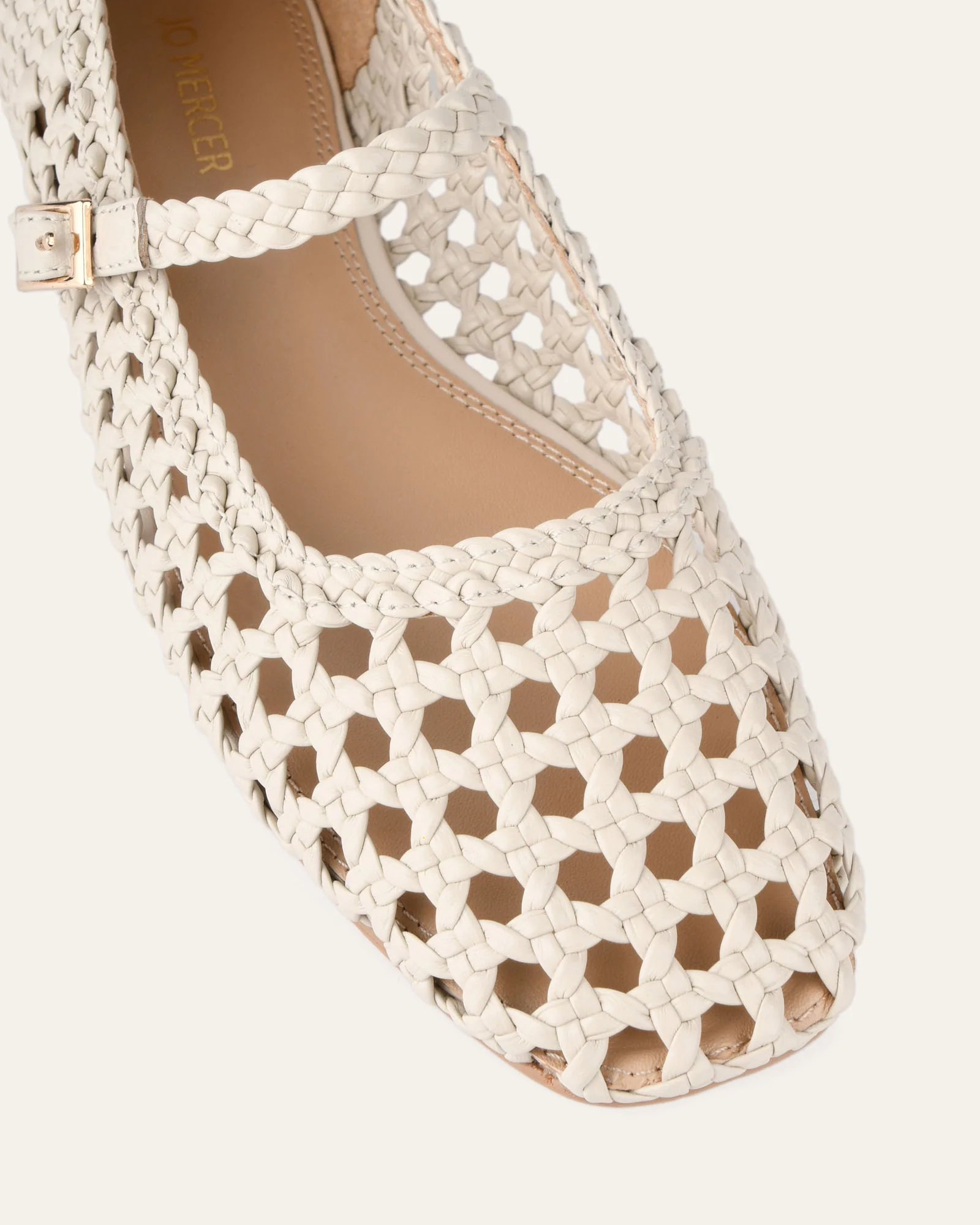 WILLIS CASUAL FLATS OFF WHITE LEATHER - Image 4