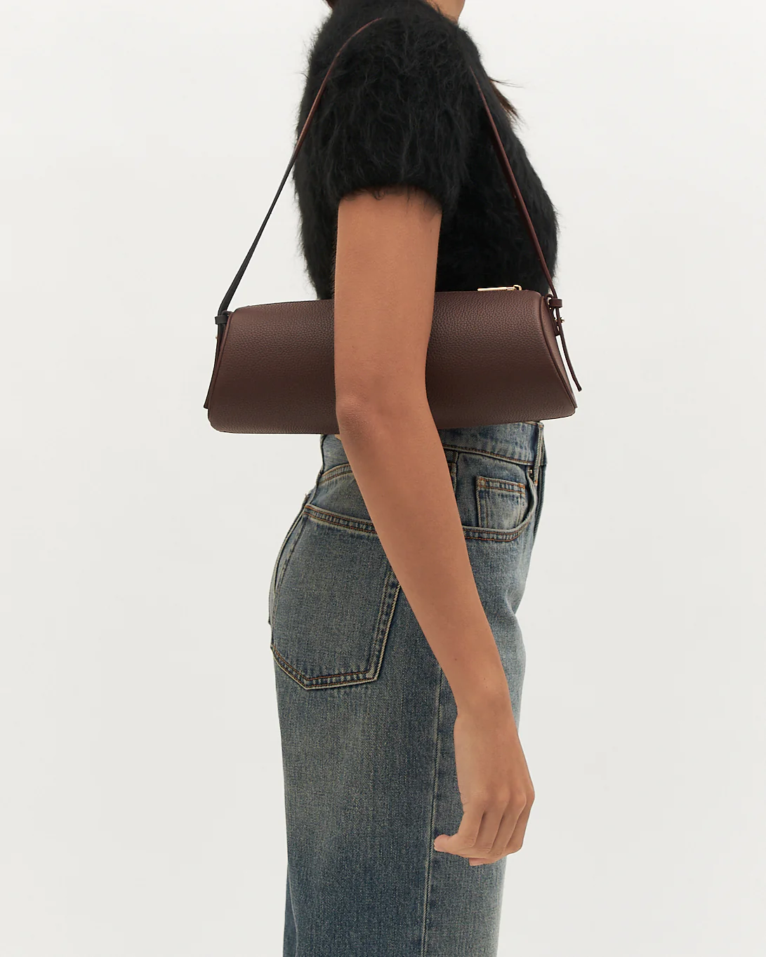 WINFREY SHOULDER BAG MERLOT LEATHER - Image 6
