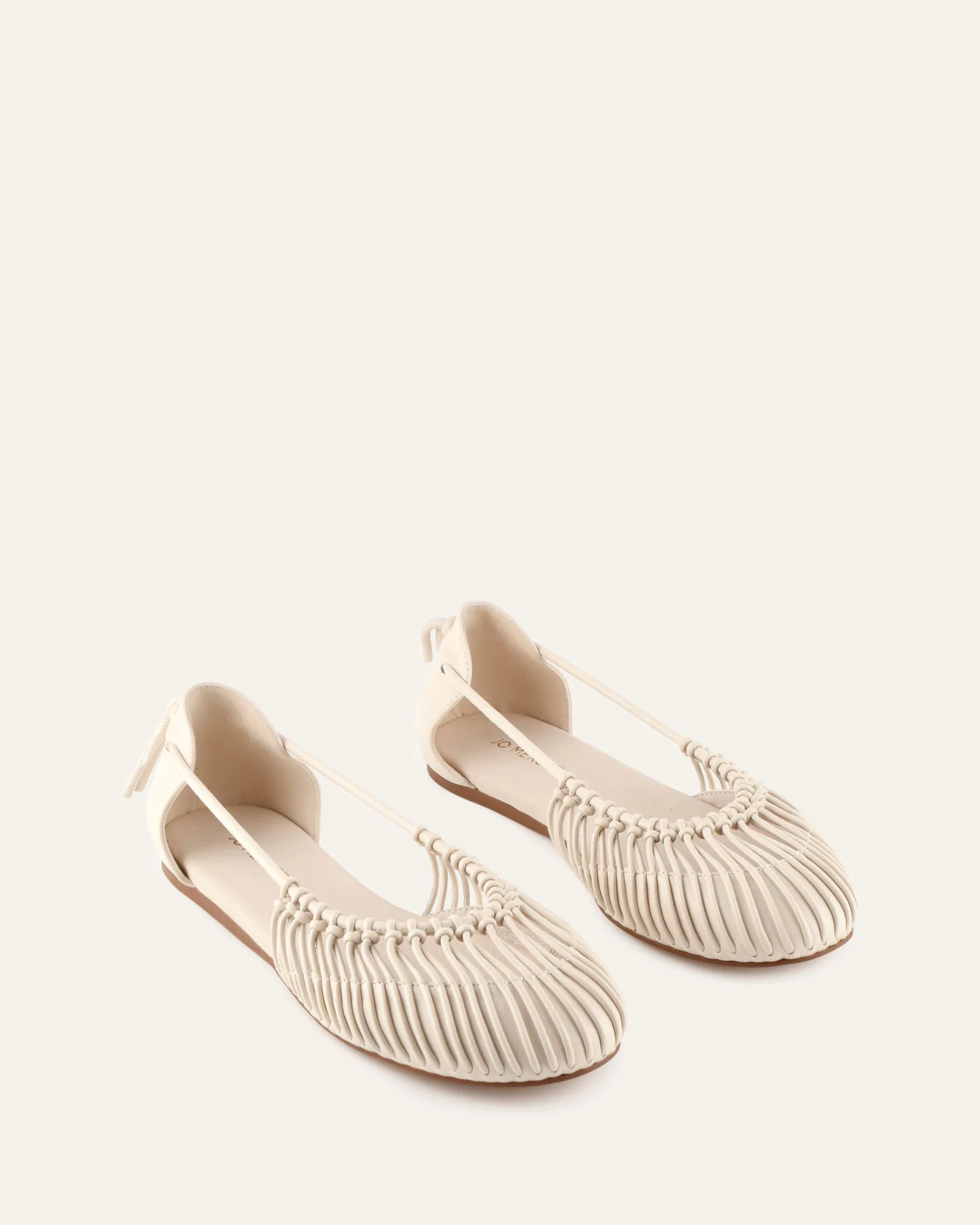 YUZU CASUAL FLATS OFF WHITE LEATHER - Image 2